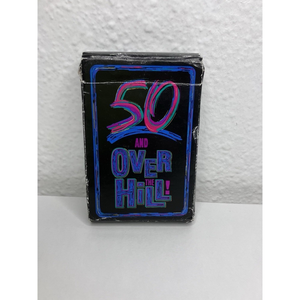 VTG "50 And Over The Hill" JOKE Deck Bridge Size Playing Cards Full Deck In Box